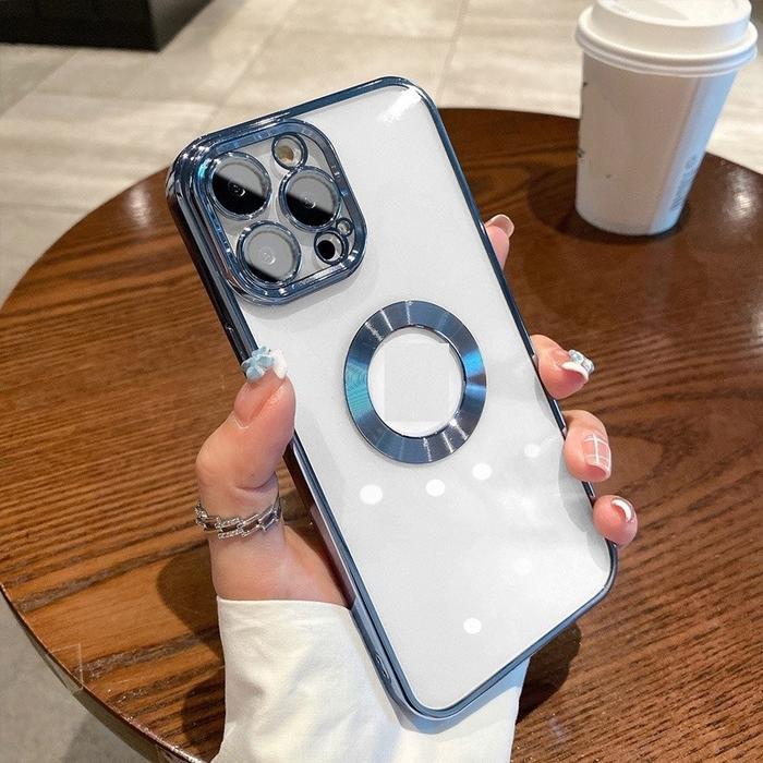 Case LUBANG LOGO CRUM + Protect Kaca Kamera Iphone X XR XS MAX - BLACK, IPHONE XR