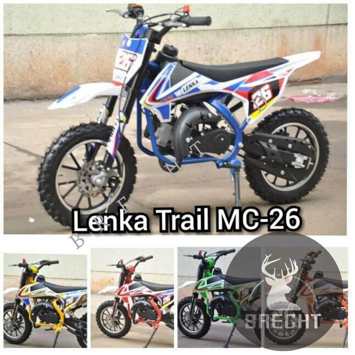 Mini Trail Lenka MC 26/ Mini Moto/ Motor Bensin Anak (Khusus Indah Cargo)