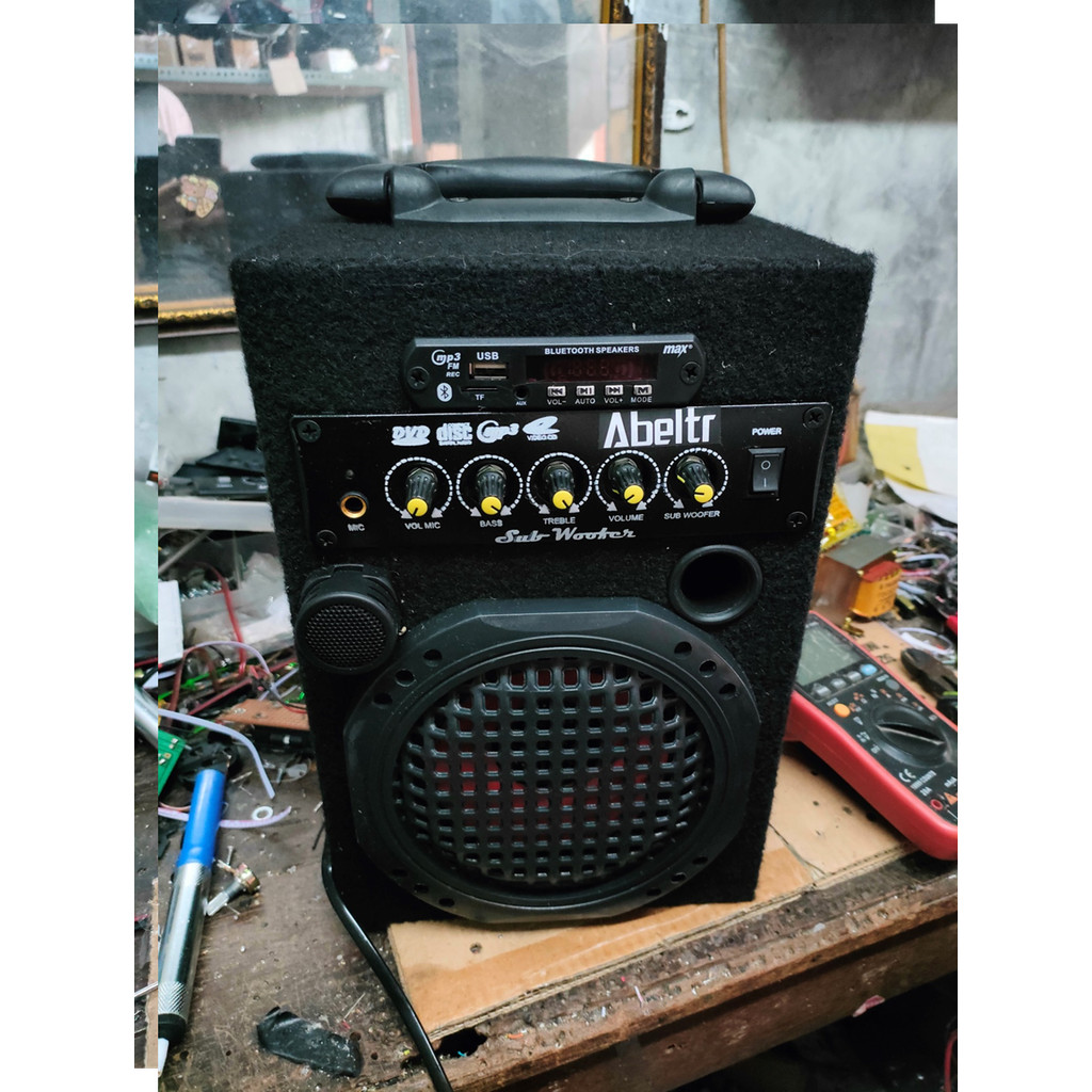 SPEAKER AKTIF 6 INCH HANDLE RAKITAN