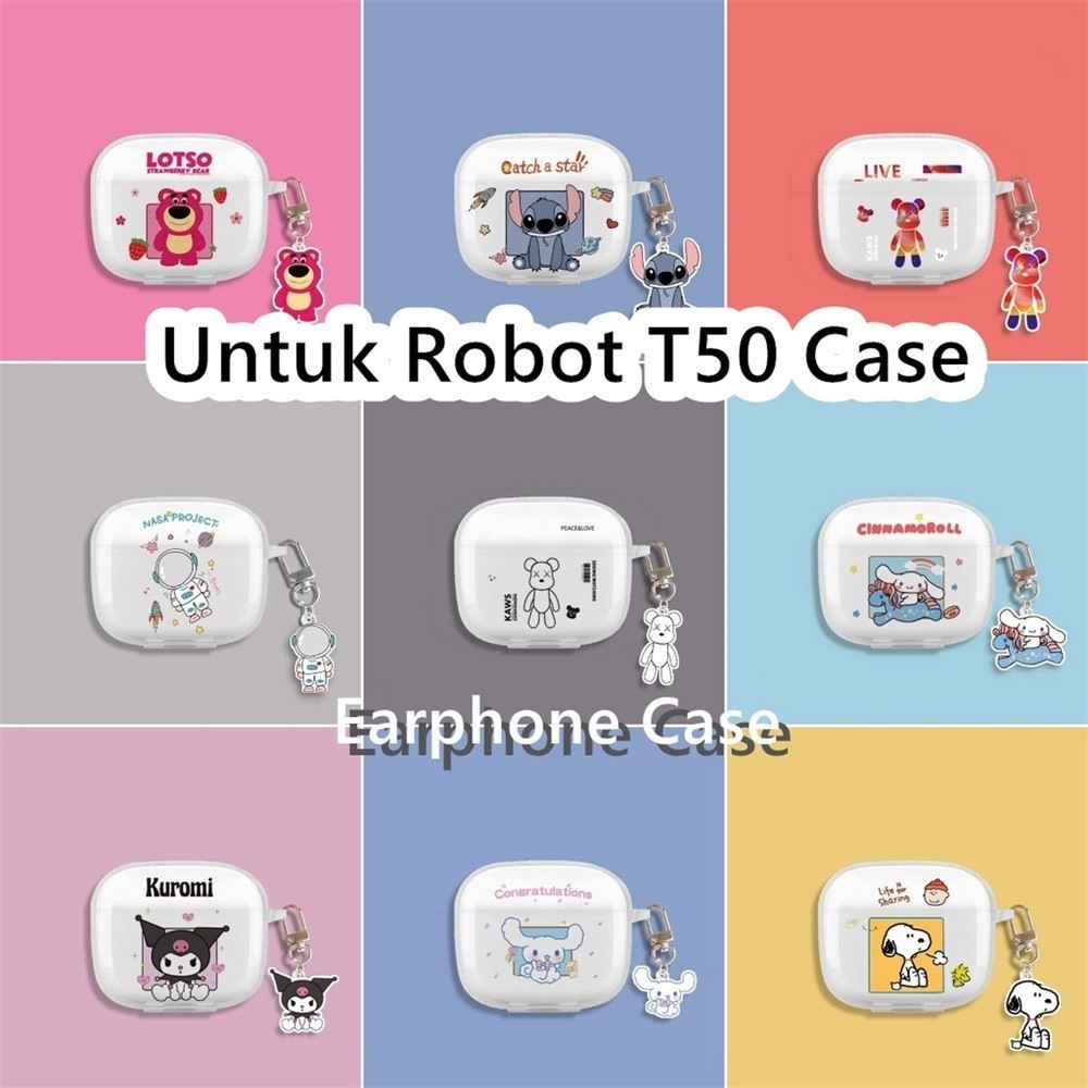 Inovasi Untuk Robot T50 Core Case Soft Silikon Earphone Case Kreatif