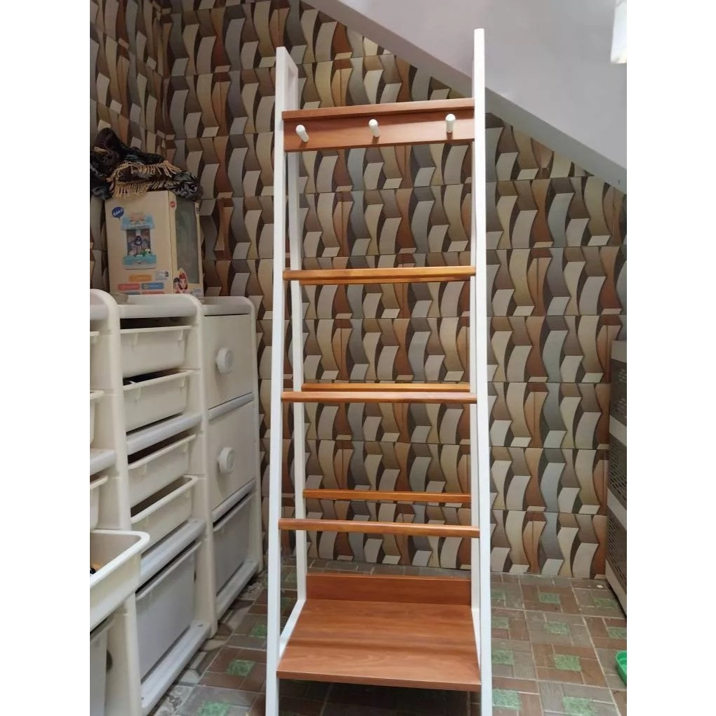 Rak Sajadah Mukena Minimalis Kayu rak  serbaguna kekinian minimalis Promo Rak Sajadah