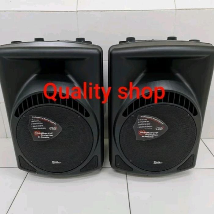 SPEAKER MONITOR PASIF 12 INCH BLACKSPIDER BOX FIBER 2 PCS ORIGINAL