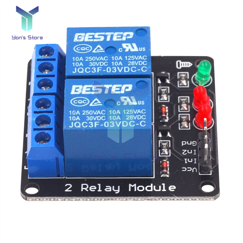 3V 3.3V 1/2/4 annel Relay Module Low Level Trigger Liluminated Relay with Lamp Relay Output 4 way Re
