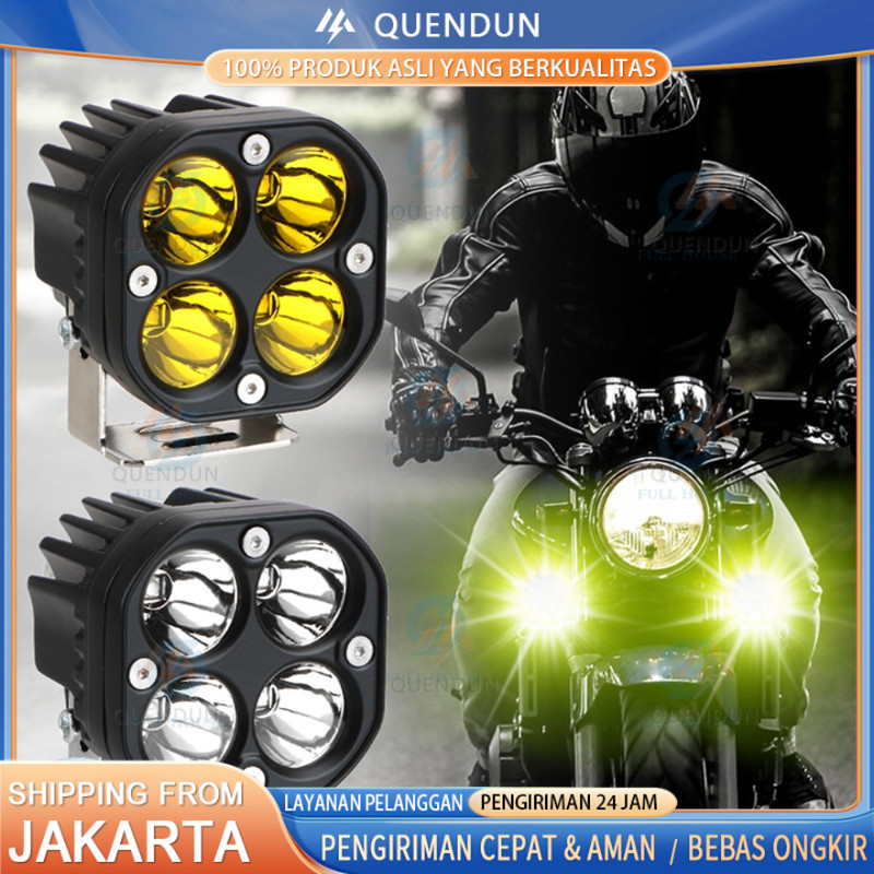 LED d4 mobil motor Worklight 4 titik mata 40 watt Lampu tembak 24 volt truk Sorot laser gun LED d4 L