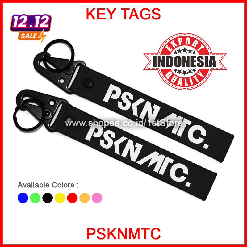 GANTUNGAN KUNCI PSKNMTC PREMIUM LOGO KEYCHAIN HIGH QUALITY PASUKAN MATIC KEY CHAIN BIKE BAG TAG SEPE