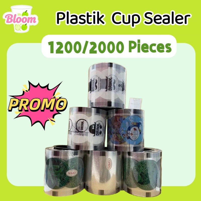 BLOOM Tutup Lid cup sealer 1200/2000 ECO Sealcup Gelas Plastik SEALCUP  Lid Cup SealerCup Sealer Pla