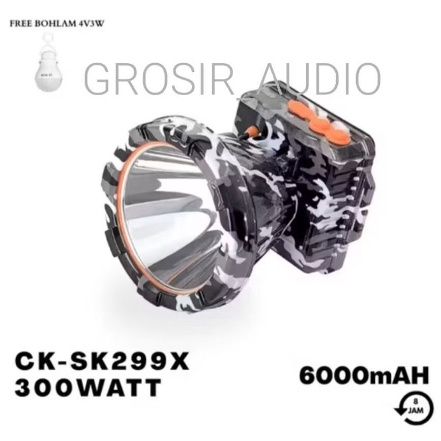 TERMURAH SENTER KEPALA KISEKI CK 299 LORENG 100W ,SENTER KISEKI LORENG 299X 300W ,KISEKI 299 100W OR