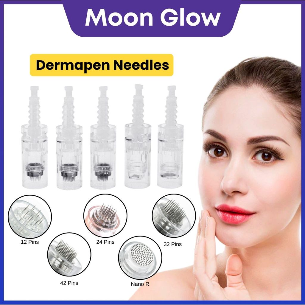 Moon Glow  [GARANSI 1 TAHUN] Dr.pen A10-W Jarum Dr.pen A10 12pin A10 24pin Nano-R 36pin 42pin Dermap