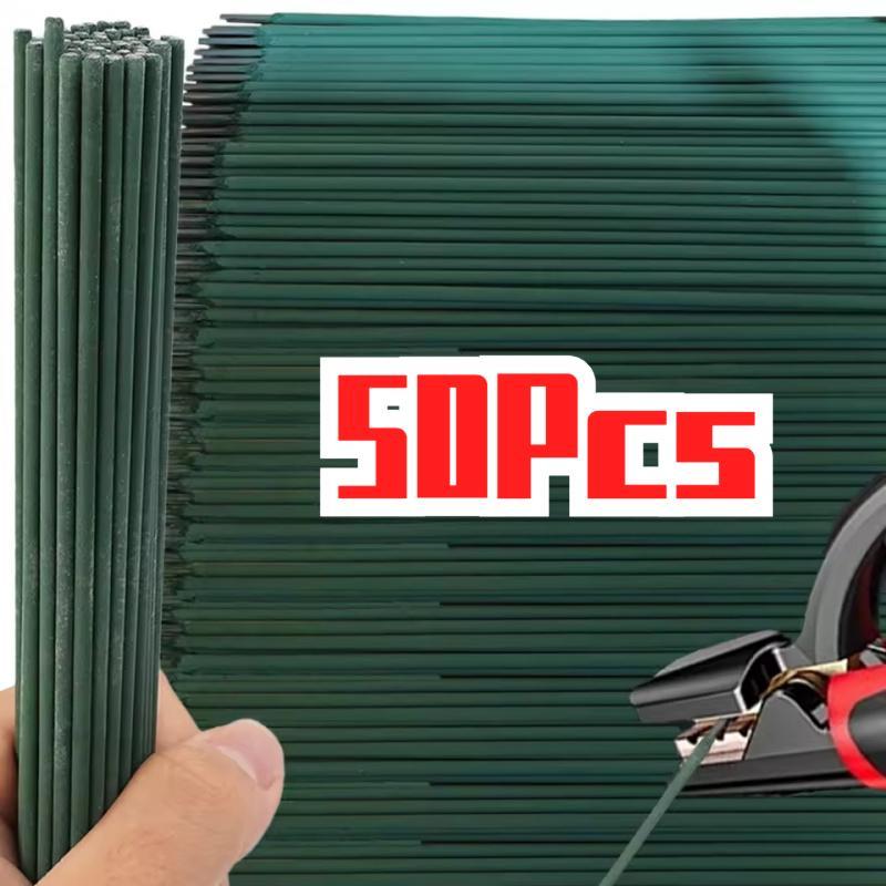 U10-50Pcs Batang Las Hijau Universal Kabel Solder Listrik Batang Mudah Meleleh Batang Kawat Inti Baj