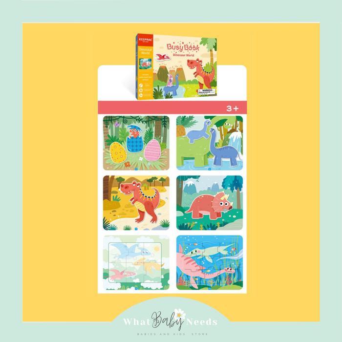 What Baby Needs - Keeprae Baby Busy Book / Mainan Montessori Anak / Buku Puzzle Anak 3+ - Dino World