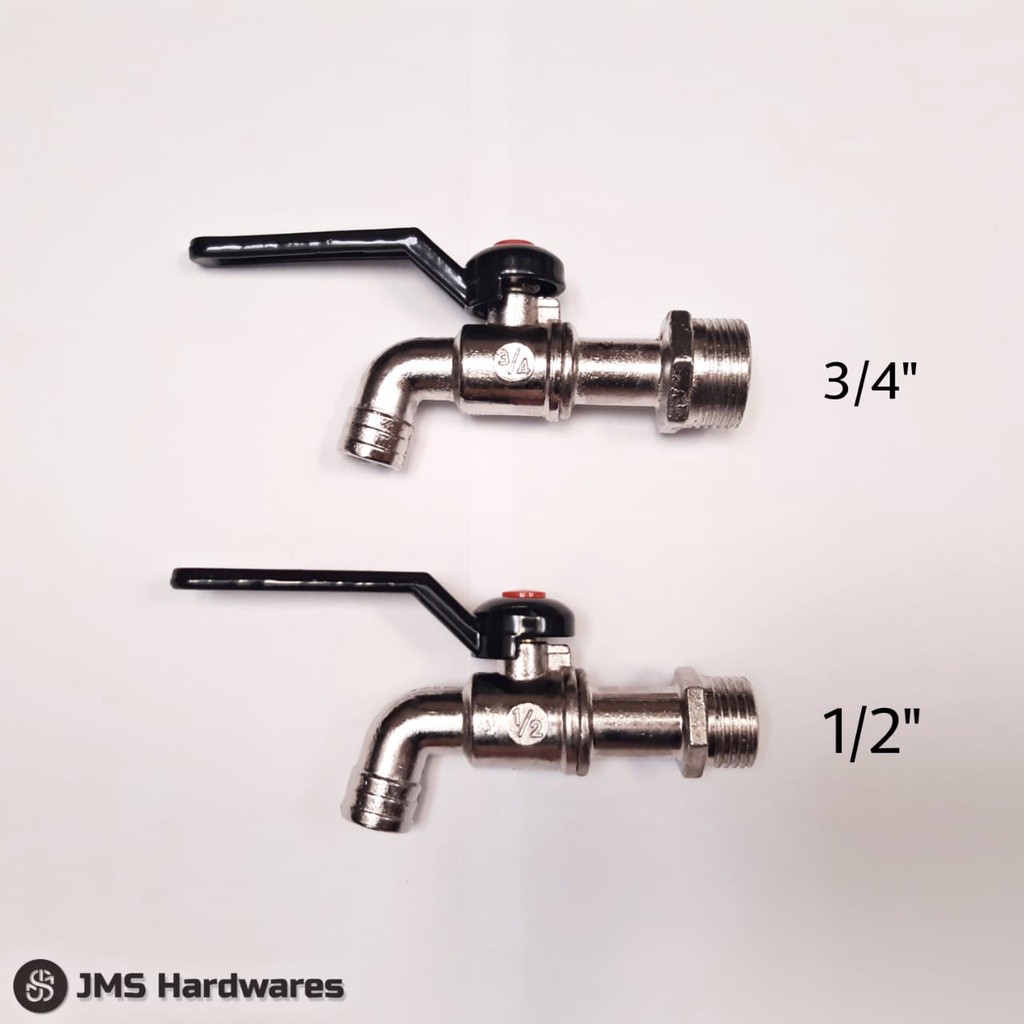 (MURAH2) Kran Bola Besi / Kran Besi / Kran Tembok GG Hitam