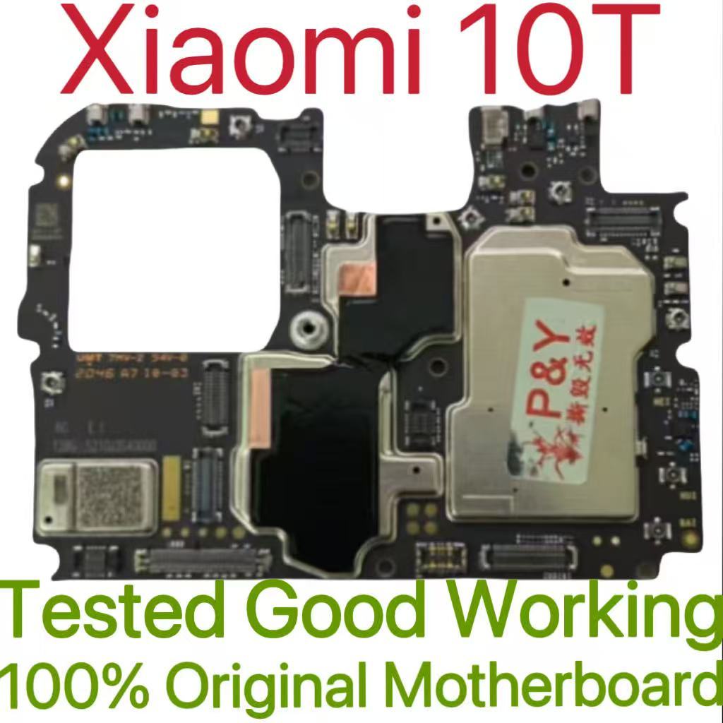 Global Version Original Unlocked Motherboard for Xiaomi 10T Tested Circuit Plate Main Logic Board fo