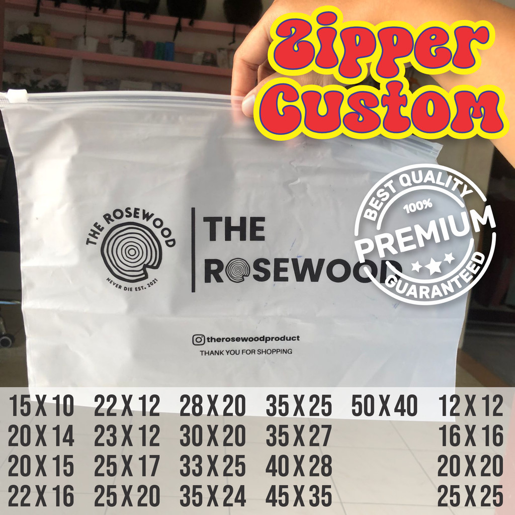 Plastik Zipper Ziplock Custom / Plastik Ziplock Custom Sablon Landscape Free Desain