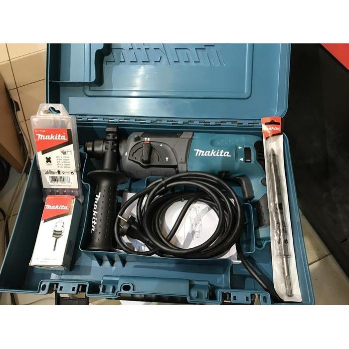 Ori Makita Hr 2470 Mesin bor beton 3 fungsi sds plus rotary hammer