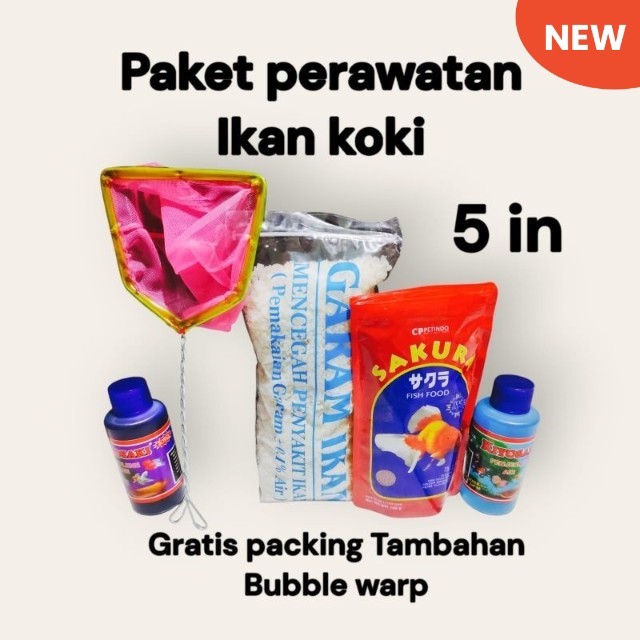 Perawatan ikan koki lengkap / paket perawatan ikan koki / ikan koki / koki / perawatan ikan koki / p