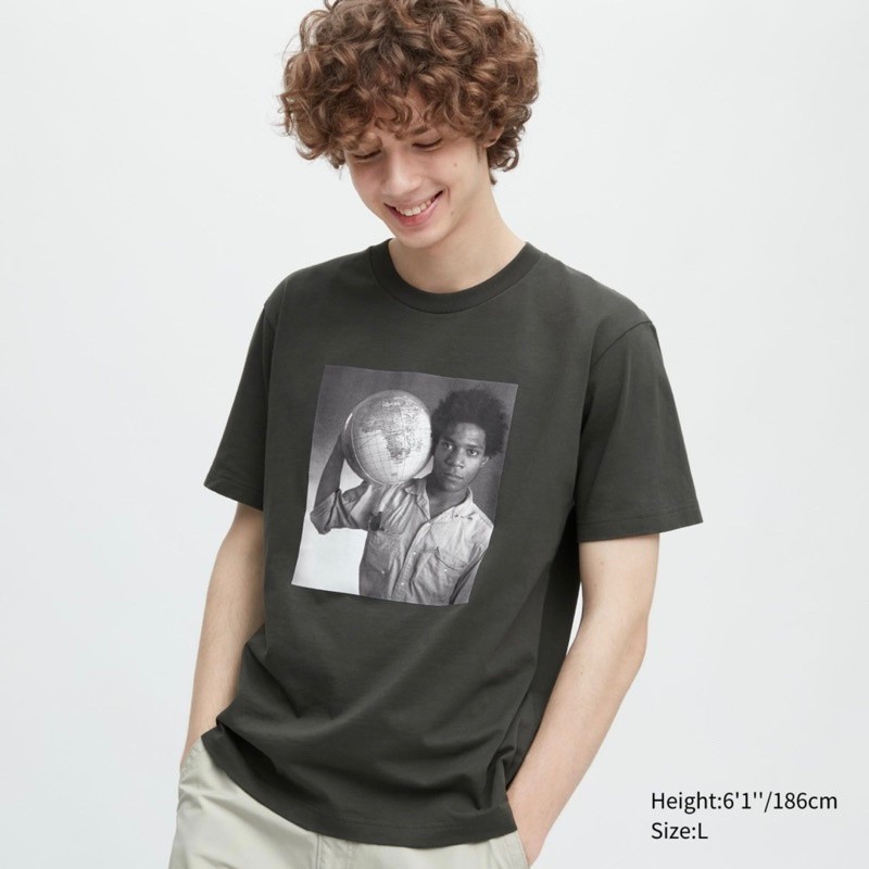 HOT [COD] Tshirt Uniqlo Man UT Basquiat jastip jasa titip /
