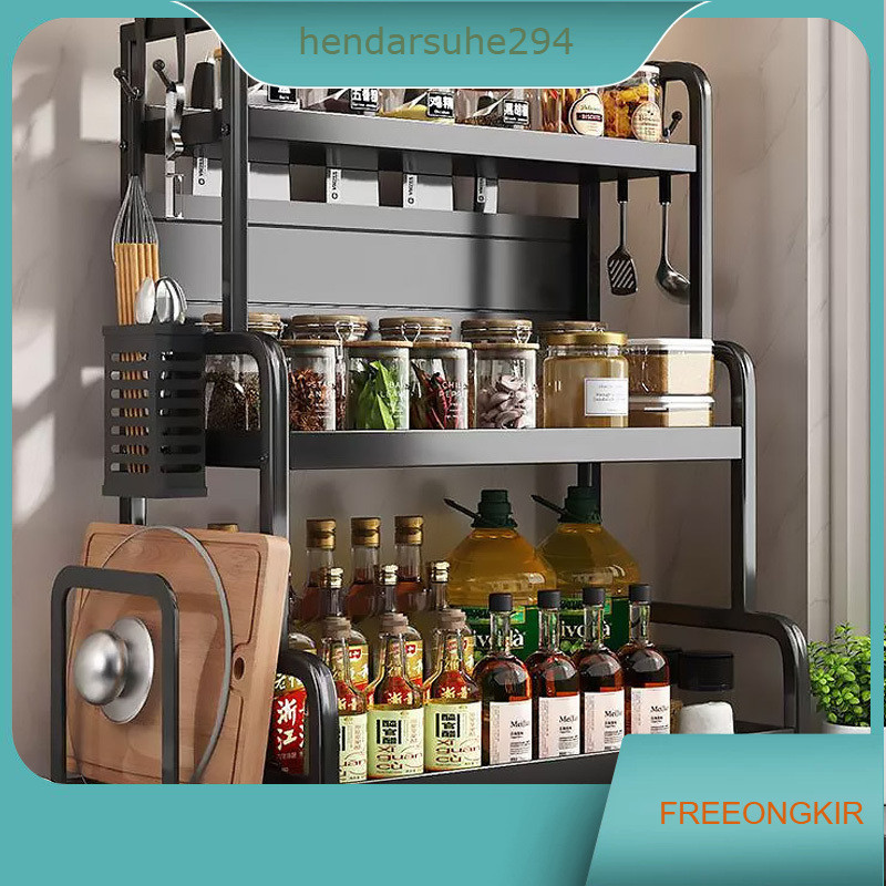 Rak Dapur Rak Bumbu Dapur Rak Bumbu Dapur Serbaguna Rak Penyimpanan Bumbu Dapur