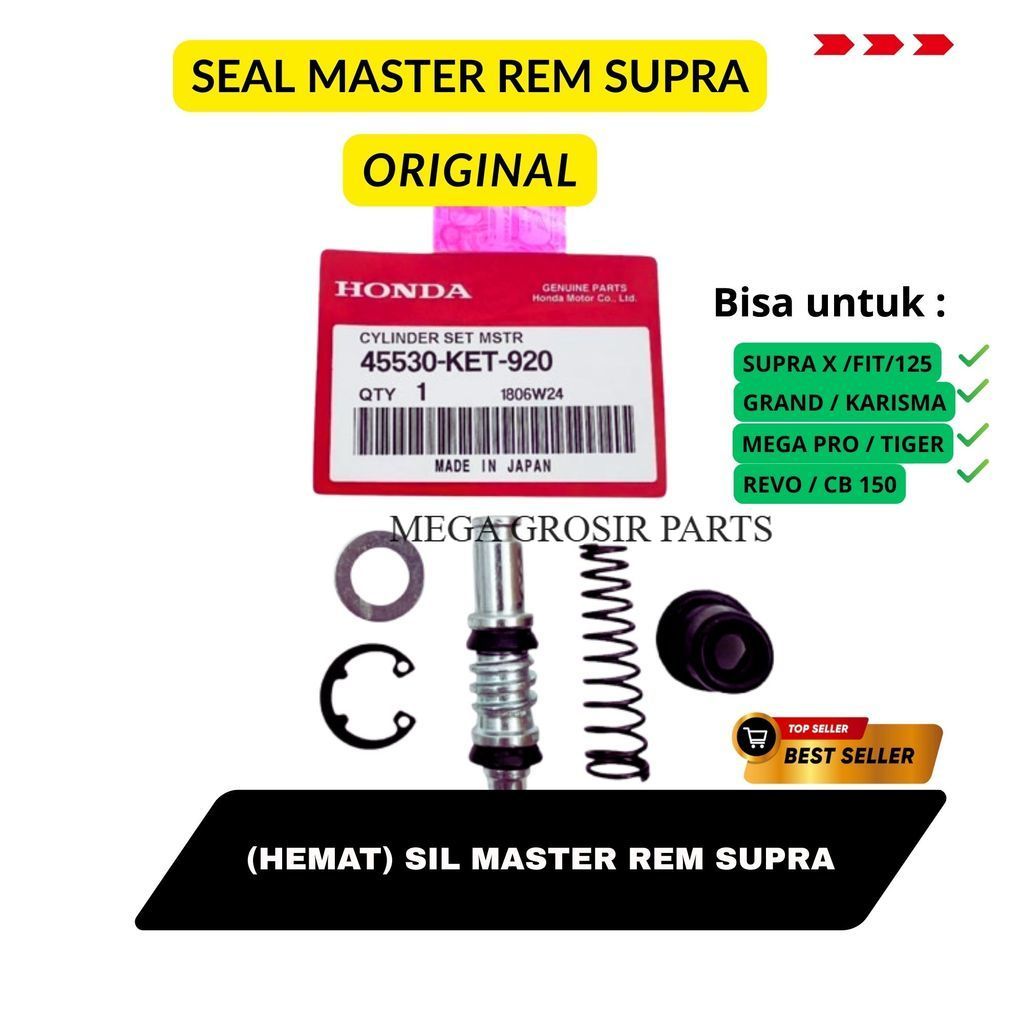 SEAL MASTER REM SUPRA KHARISMA REVO VERZA KET ORIGINAL AHM ORIGINAL