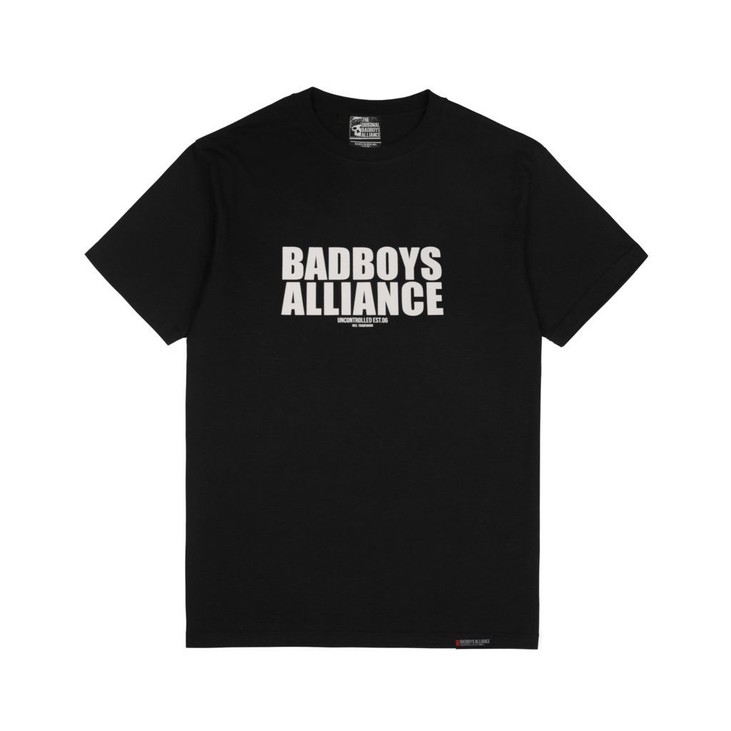 BADBOYS ALLIANCE - T-SHIRT "MIDFING" BLACK