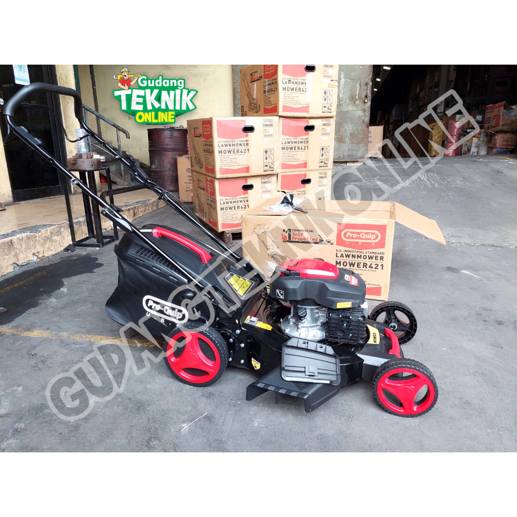 (MOWER-421 PROQUIP) Mesin Potong Rumput Dorong 4Tak MOWER421 PROQUIP / Lawn Mower Mesin Pemotong Rum