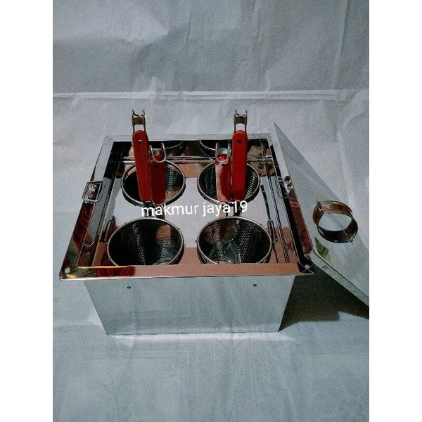 Termurah dandang mie kotak / dandang mie kocok lubang 4 uk35 MURAH