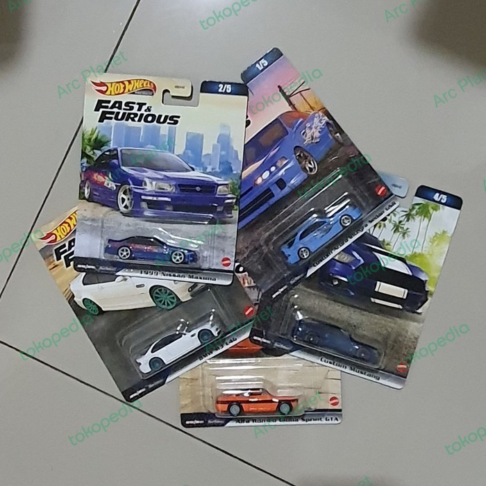 Hot Wheels Fast And Furious Premium Set