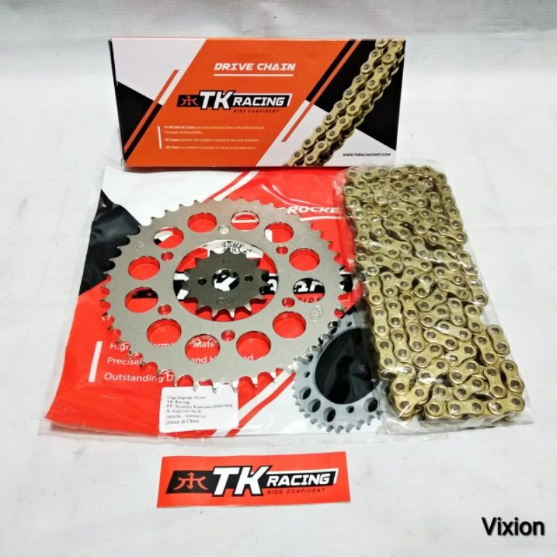 Gear Set Vixion Lama Vixion New NVL NVA MX King TK racing 428