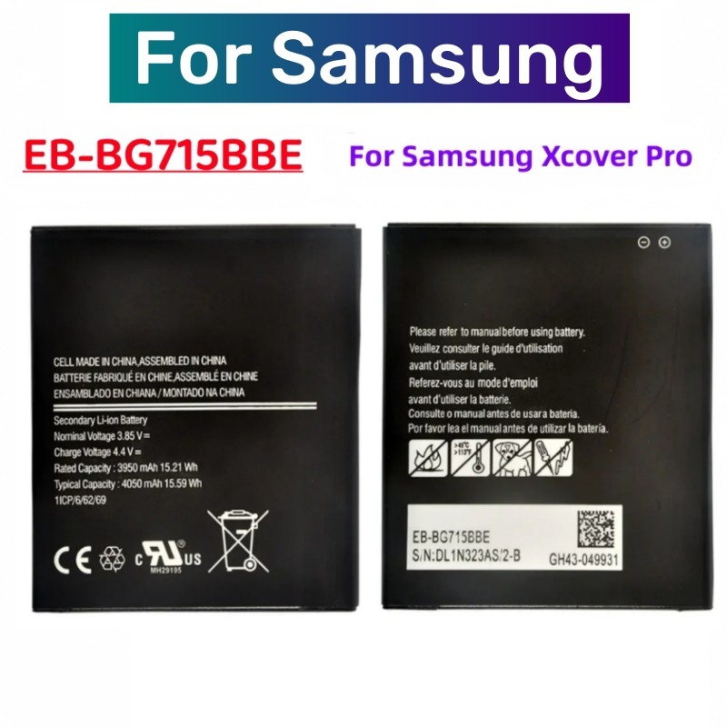4050mAh EB-BG715BBE Battery EB-BG736BBE For Samsung Galaxy Xcover Pro Xcover 6 Pro Replacement Batte