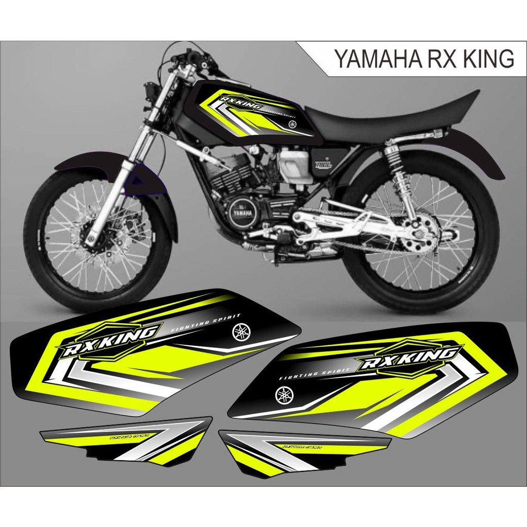 STRIPING CUSTOM RACING RX KING SANGAT COCOK UNTUK MENAMBAH STYLE MOTOR ANDA JADI KEREN