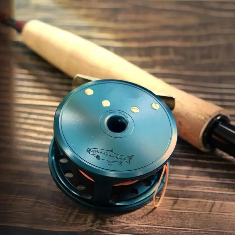 Classical Fully Meanized One Piece Spool Fly Fishing Wheel, Stream Fishing Freshwater fishing reel