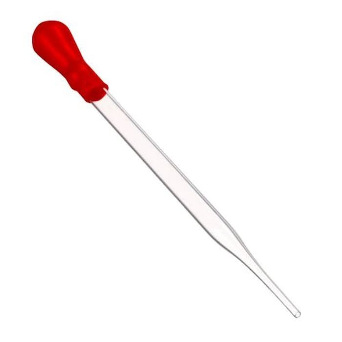 Pipet tetes kaca panjang / Pipet laboratorium kaca / Pipet kaca panjang