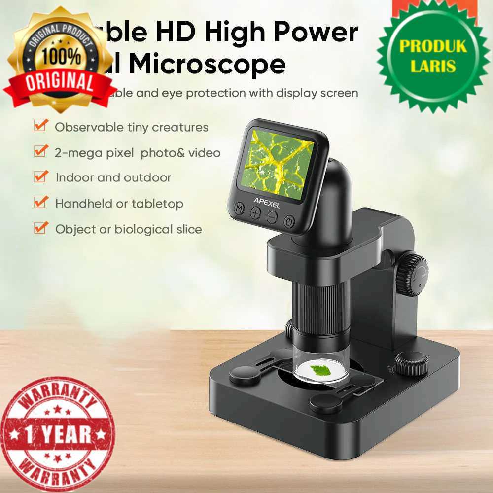 APEXEL Mikroskop Digital Portable Microscope 1um 1080P - APL-MS003