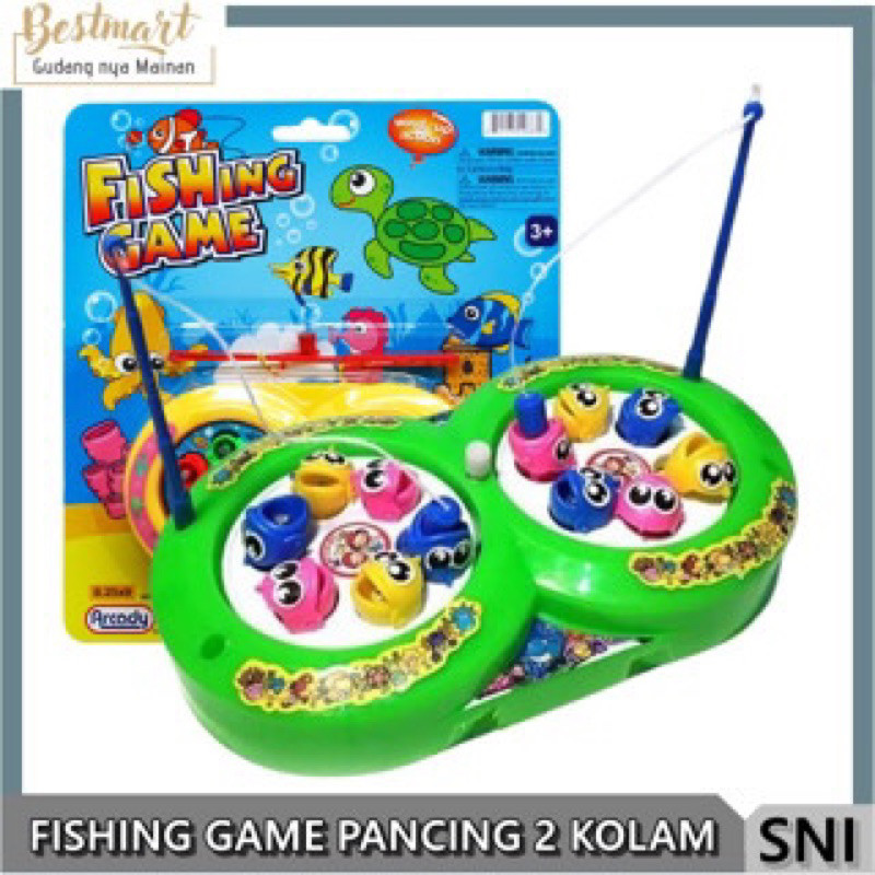 (BISA COD) MAINAN ANAK PANCINGAN IKAN 2 KOLAM / MAINAN ANAK PANCINGAN IKAN 2 KOLAM NO ST 2571 / Main