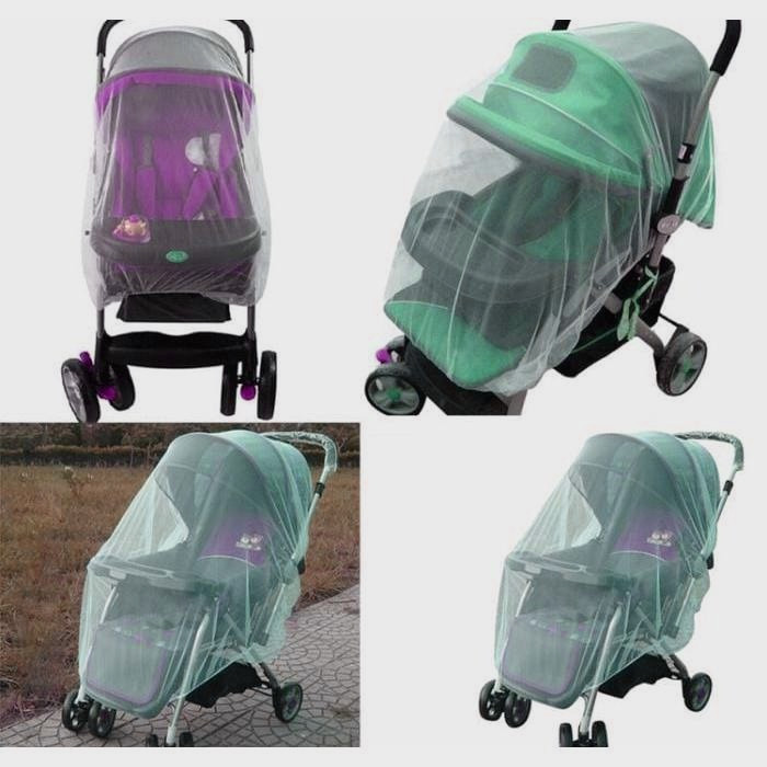 Kelambu Jaring Stroller box bayi kulambu kasur bayi Jala Aman Anti serangga Anti nyamuk untuk Stroll