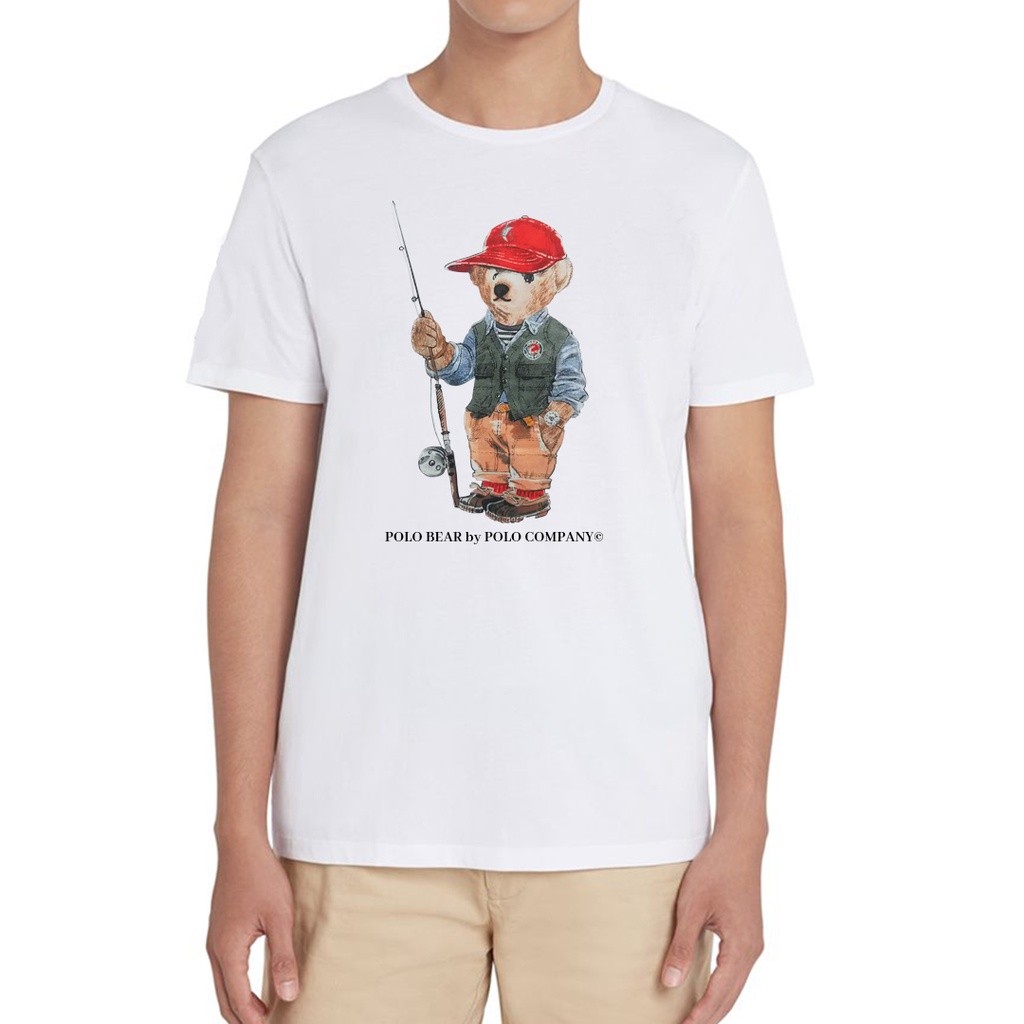 POLO - 7622.25 Mens T-shirt  - White Bear