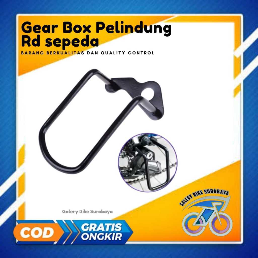 pelindung rd sepeda rear derailleur mtb lipat cover besi rantai gigi operan shifter