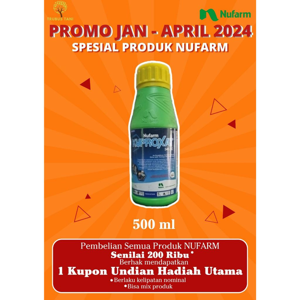 FUNGISIDA KUPROXAT 345 SC 500ML - PENGENDALI BUSUK BUAH-nufarm