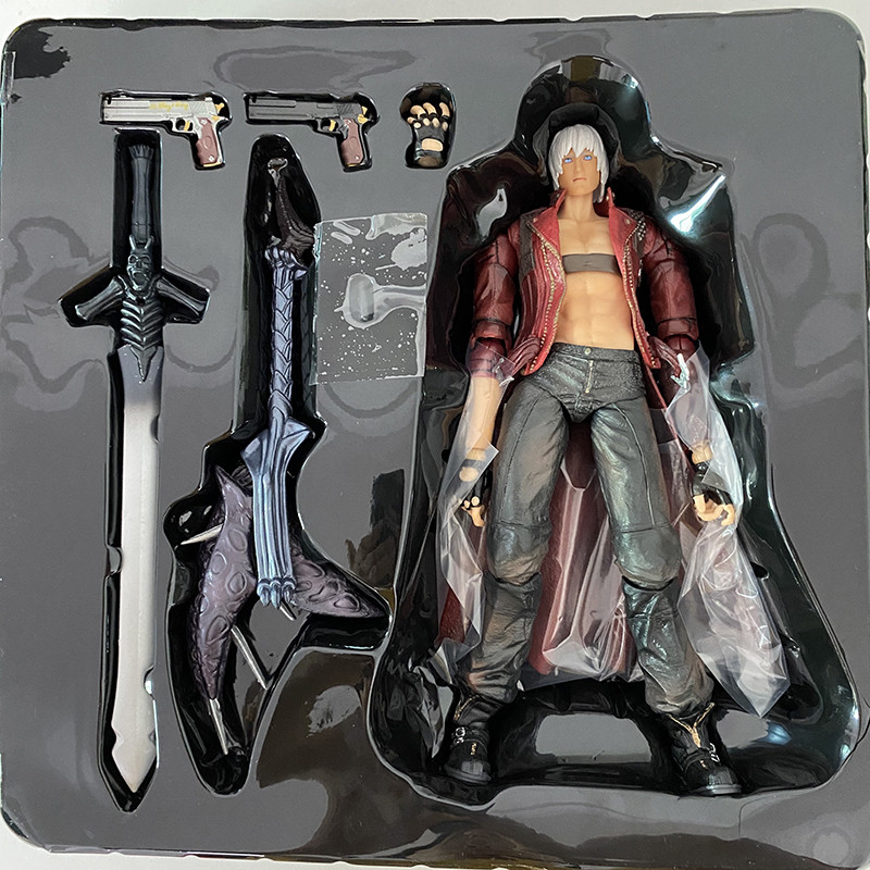 Play Arts Kai Devil May-Cry Dante Action Figure Model Toys Joint Movable Doll Birthday Gift For Frie