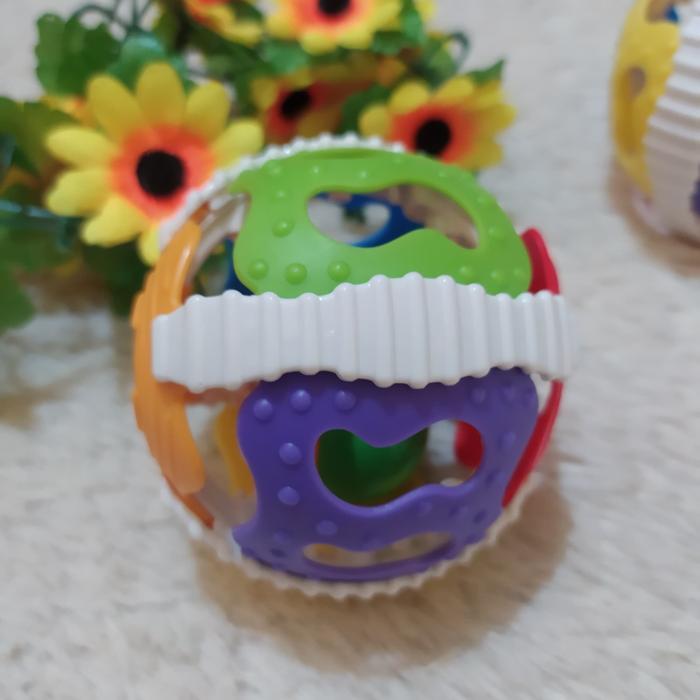 bola kecil kerincingan, mainan bayi, bola kecil, mainan anak bola
