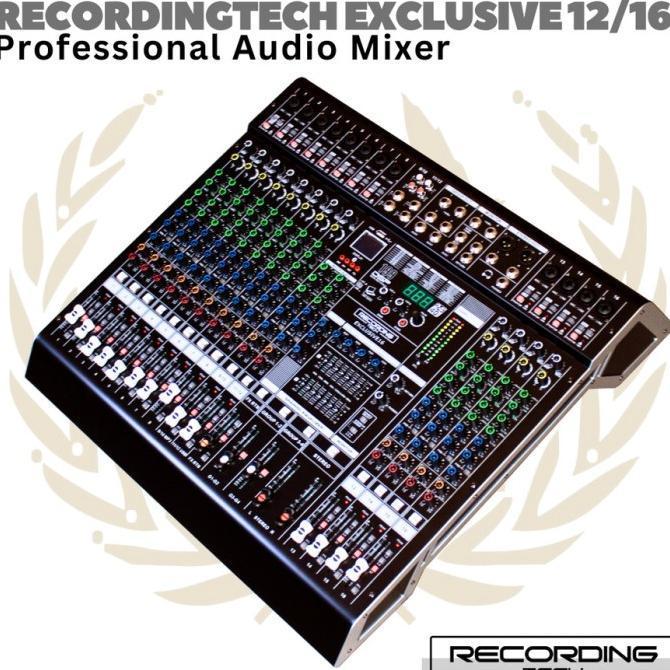 (.) Recording Tech EXCLUSIVE12 - 12 CH Professional Stereo Audio Mixer - exclusive16