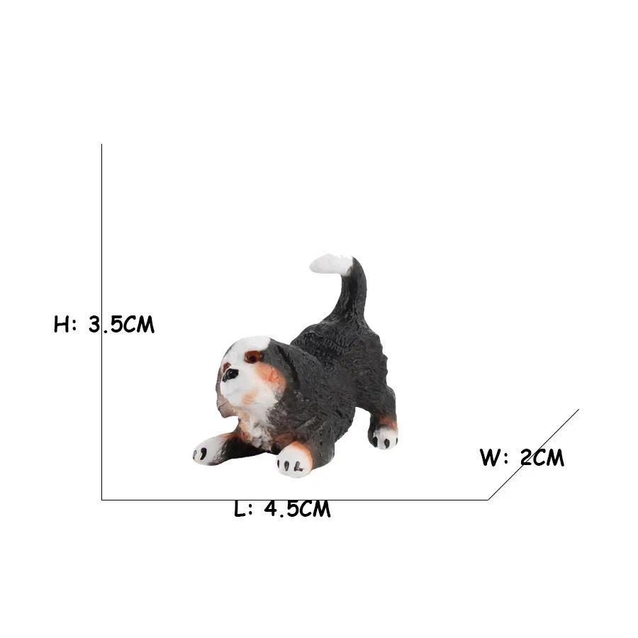 Golden Retriever Corgi Shiba Inu Bona Labrador Dog Animal Figurines Action Figure Toy Model Kids Edu