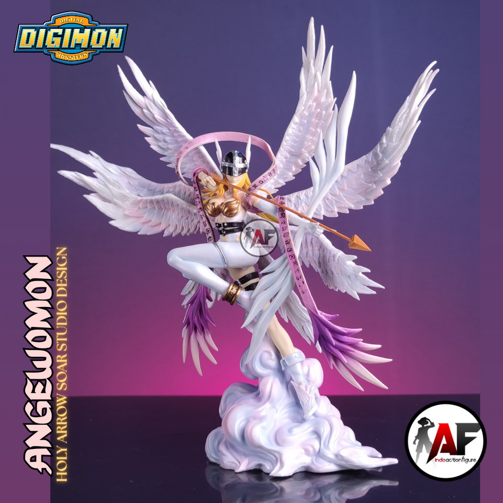 Statue Action Figure Digimon Angewomon Holy Arrow Soar Studio Design Recast