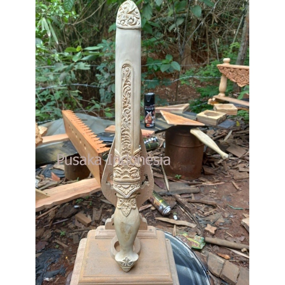 sarung scan warangka tombak lengkap landeyan ukir full jati bisa dibandingkan dgn toko yg lain PI123