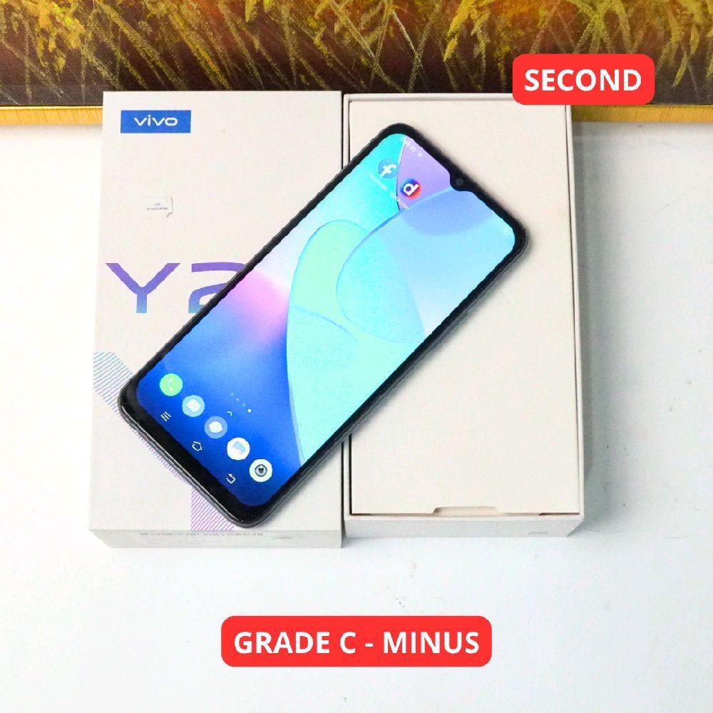 VIVO Y20 3/64 GB GRADE C - MINUS HP SECOND ORIGINAL SINAR MUTIARA CELL (31418)