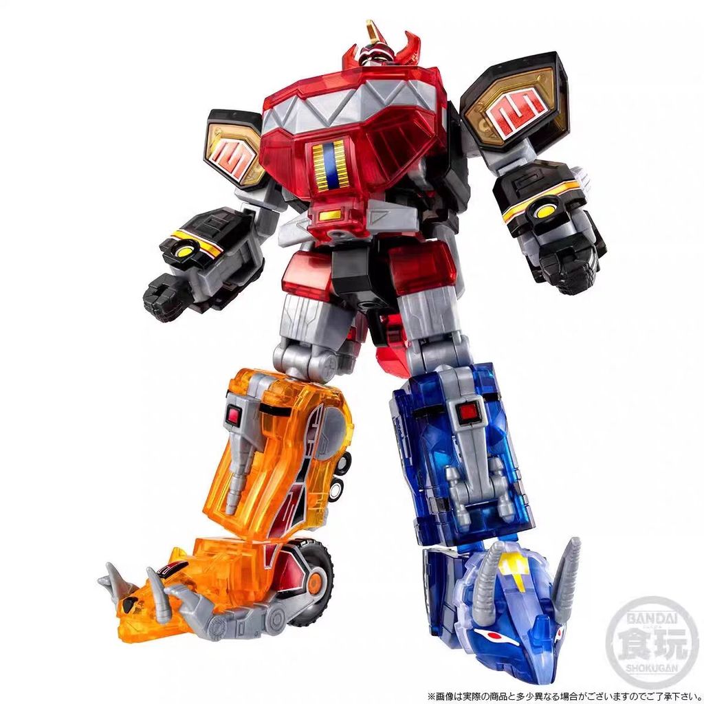 Original Lottery Edition Bandai Smp Mighty Morphin Power Megazord Dragonzord Titanus Ver. Pvc Anime 
