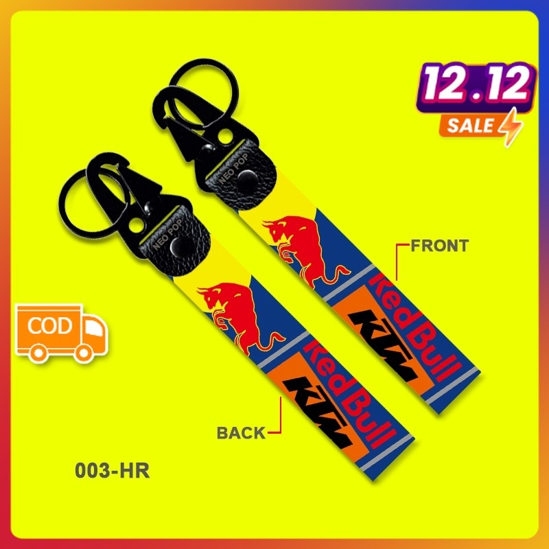 GANTUNGAN KUNCI PREMIUM REDBULL KTM KEYCHAIN MOTOGP FACTORY RACING TEAM RED BULL READY TO RACE ACADE
