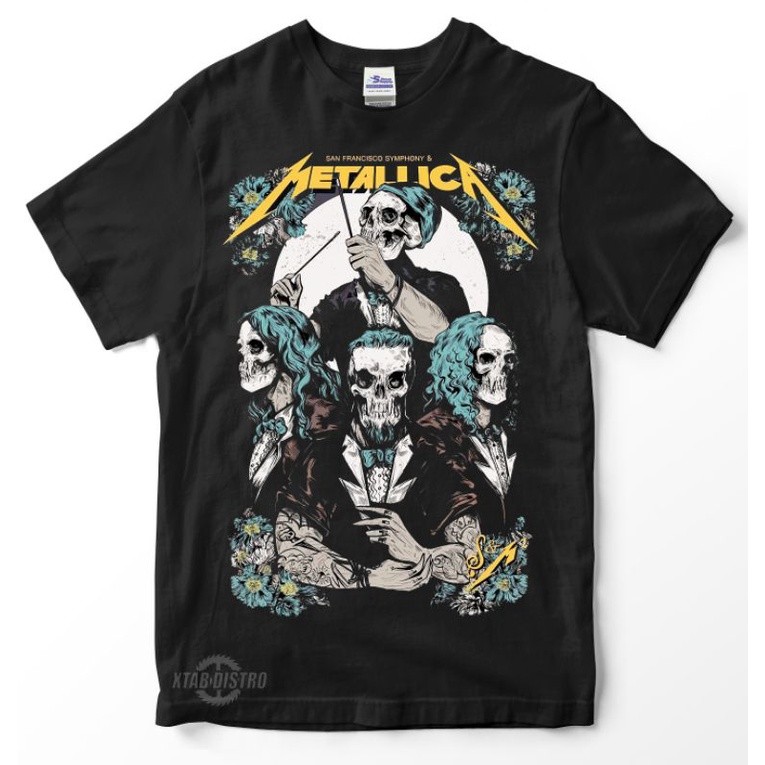 kaos METALLICA 6 Symphony & Orchestra S&M / Premium Tshirt band metallica hnm uniqlo carrousell