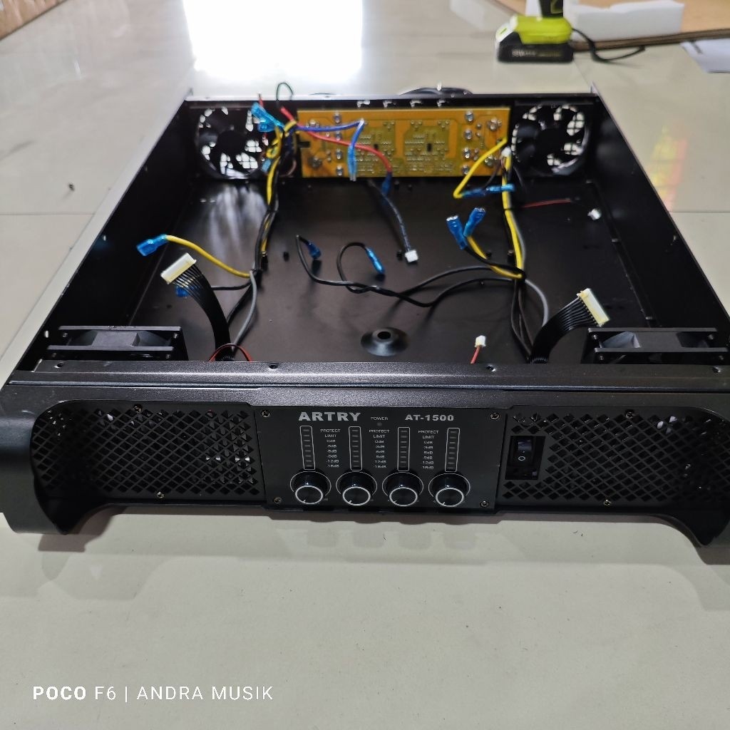 KESING BOX POWER AMPLIFIER 2U 4 CHANEL BODY KOMPLIT AKSESORIS BODI CASING COPOTAN POWER BUILD UP 4 C