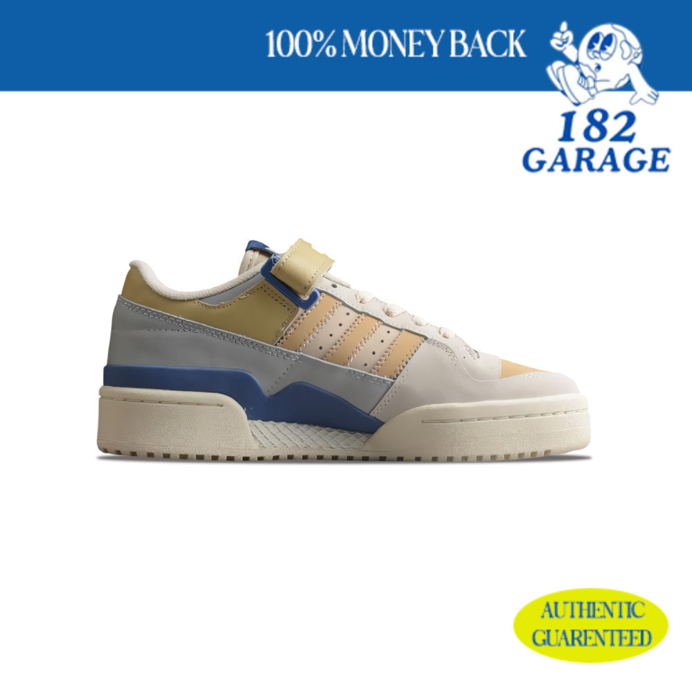 Sepatu Adidas Forum 84 Low Champion Grey Light Yellow Blue