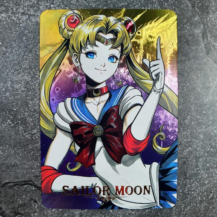 Kartu Sailormoon Sailor Moon Usagi 3D Aura Hologram RARE TaO 